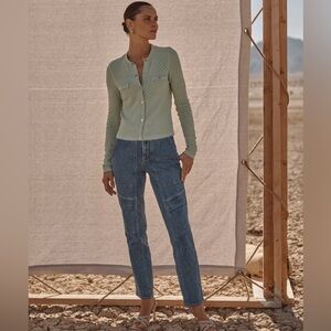 WHBM: High-Rise Cargo Jean